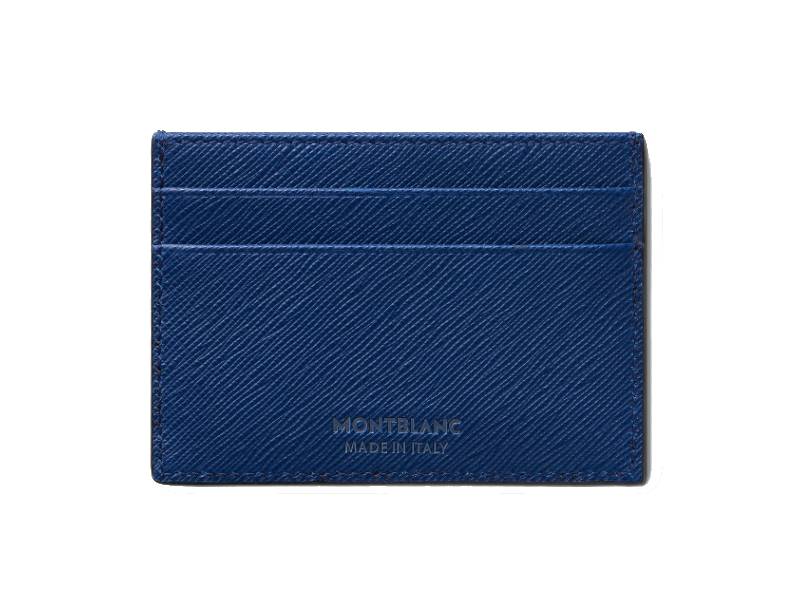 PORTA CARTE BLU 5 SCOMPARTI SARTORIAL MONTBLANC 130814